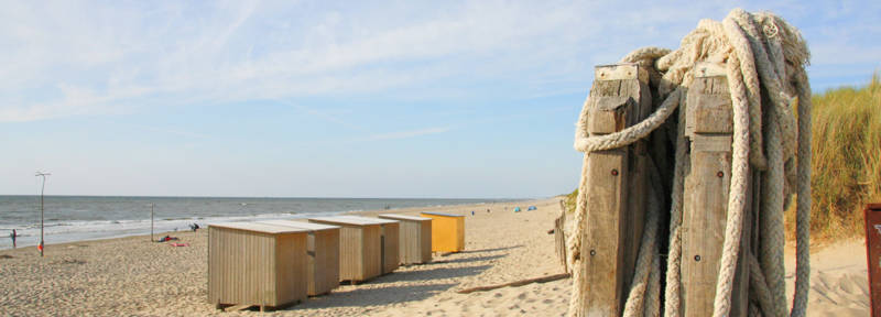 Strandhuisjes in Callantsoog