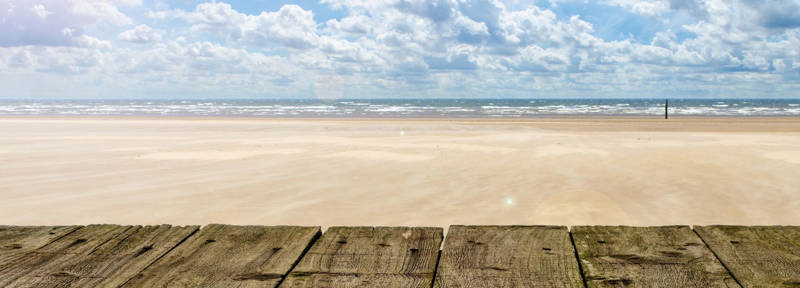 uitzicht vanaf strandpaviljoen in Callantsoog